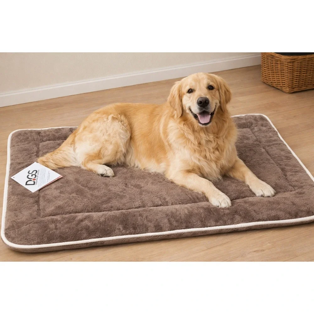 Large Dog Sleeper Cushion, Large 24" x 36", Pebble Grey - Picture 1 of 6